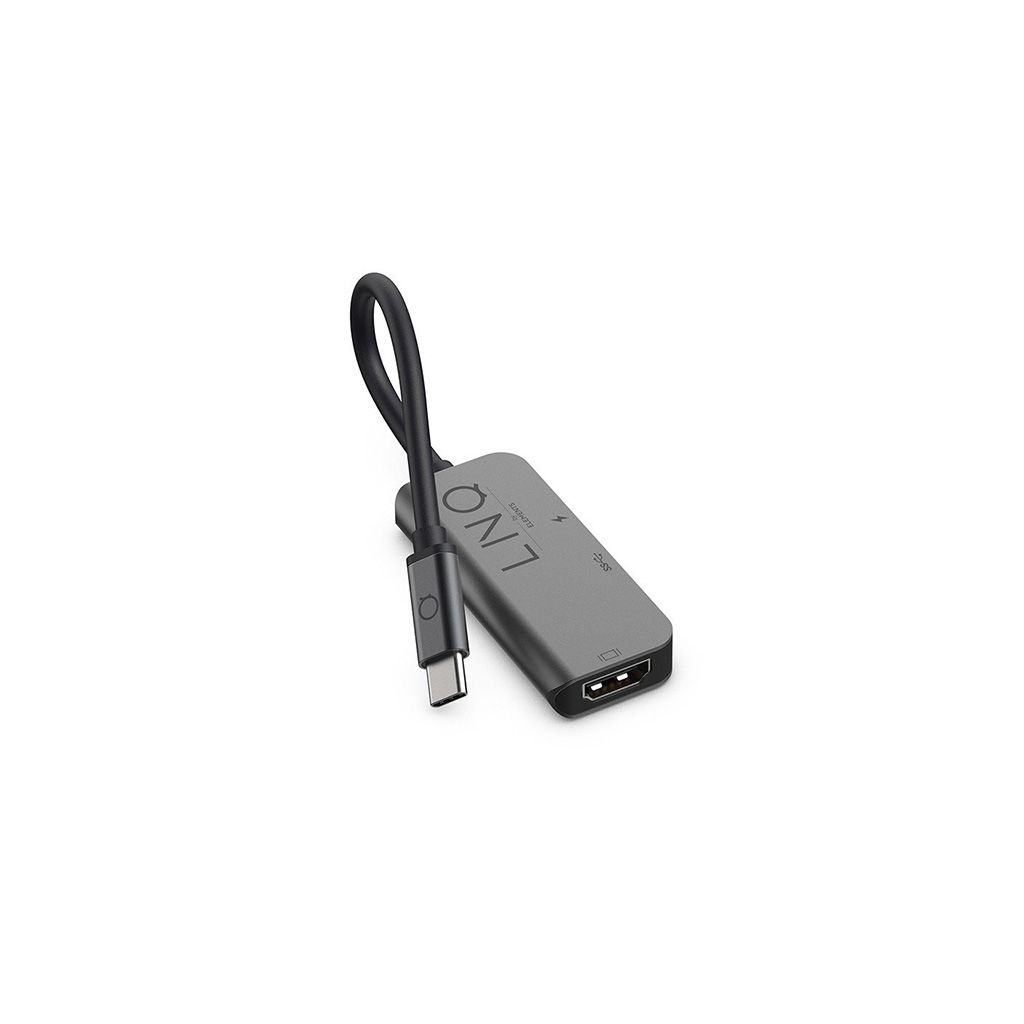 LINQ priključna postaja LINQ 3 in 1 LQ48000, USB-C, HDMI 4K 60Hz, USB-C PD 100W, USB 3.2 Gen1