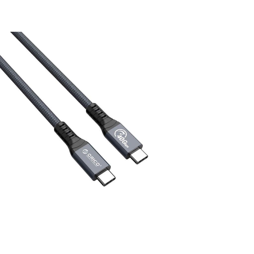 ORICO kabel USB-C v USB-C Thunderbolt 4, 40Gbps, 100W PD, 8K 60Hz, 0,3m, TBZ4
