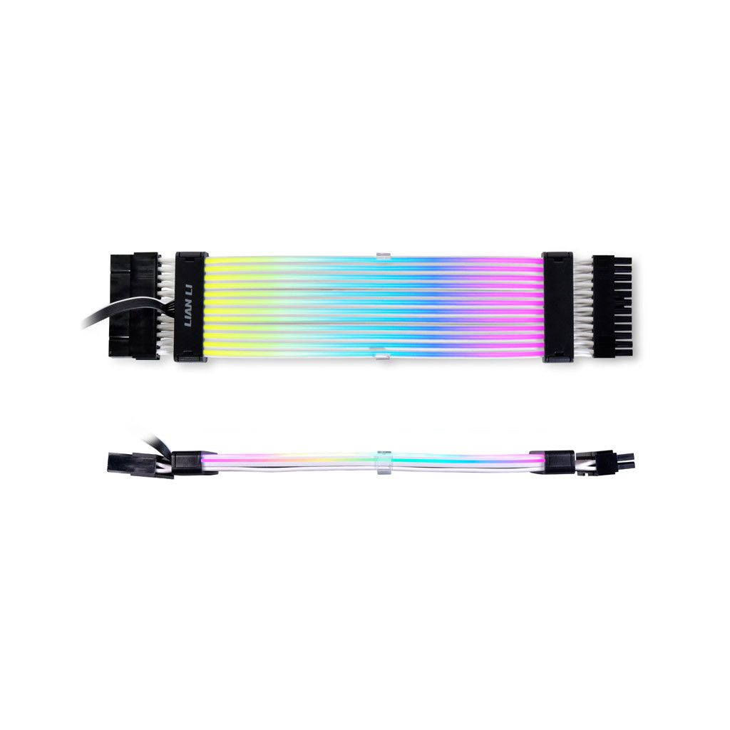 LIAN LI kabel Strimer Plus V2 24-Pin RGB Motherboard, 20 cm
