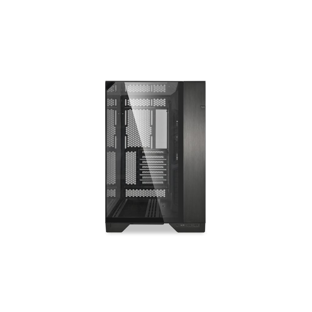 LIAN-LI Računalniško ohišje O11 Vision, ATX, Midi-Tower, kaljeno steklo, črno
