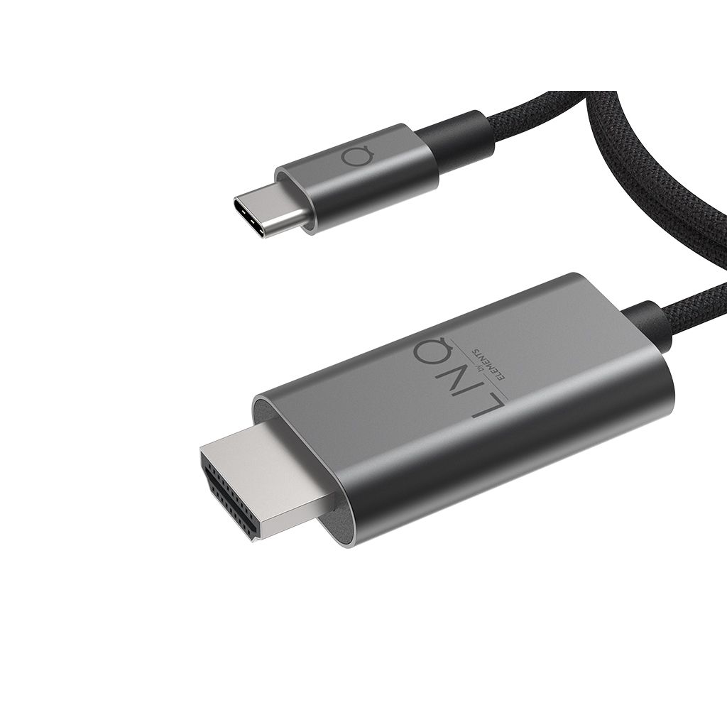 LINQ Kabel USB-C v HDMI 2.1, M/M, 8K 60Hz, 4K 120Hz, HDR, 2m, pleten