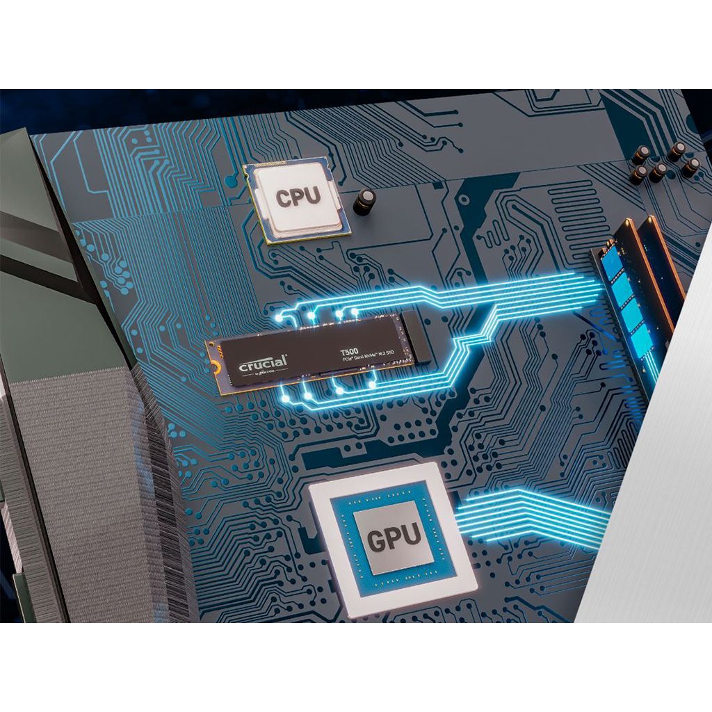 CRUCIAL SSD 2TB M.2 80mm PCI-e 4.0 x4 NVMe, CRUCIAL T500