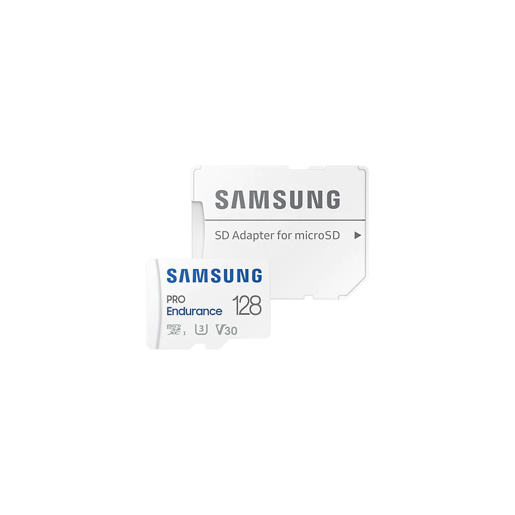 SAMSUNG spominska kartica PRO Endurance, micro SDXC, 128GB, U3, V30, UHS-I, z SD adapterjem