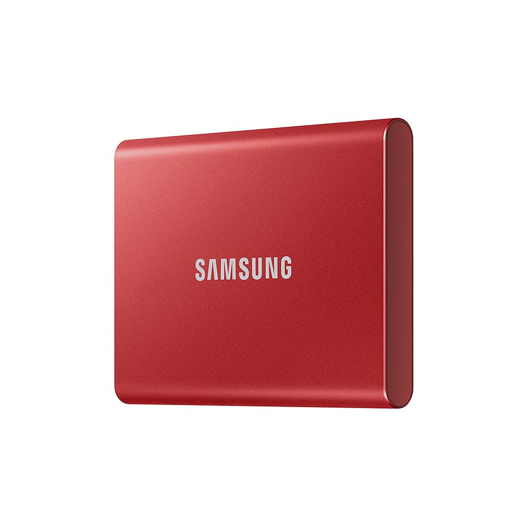 SAMSUNG zunanji SSD disk V-NAND UASP, T7 - rdeč