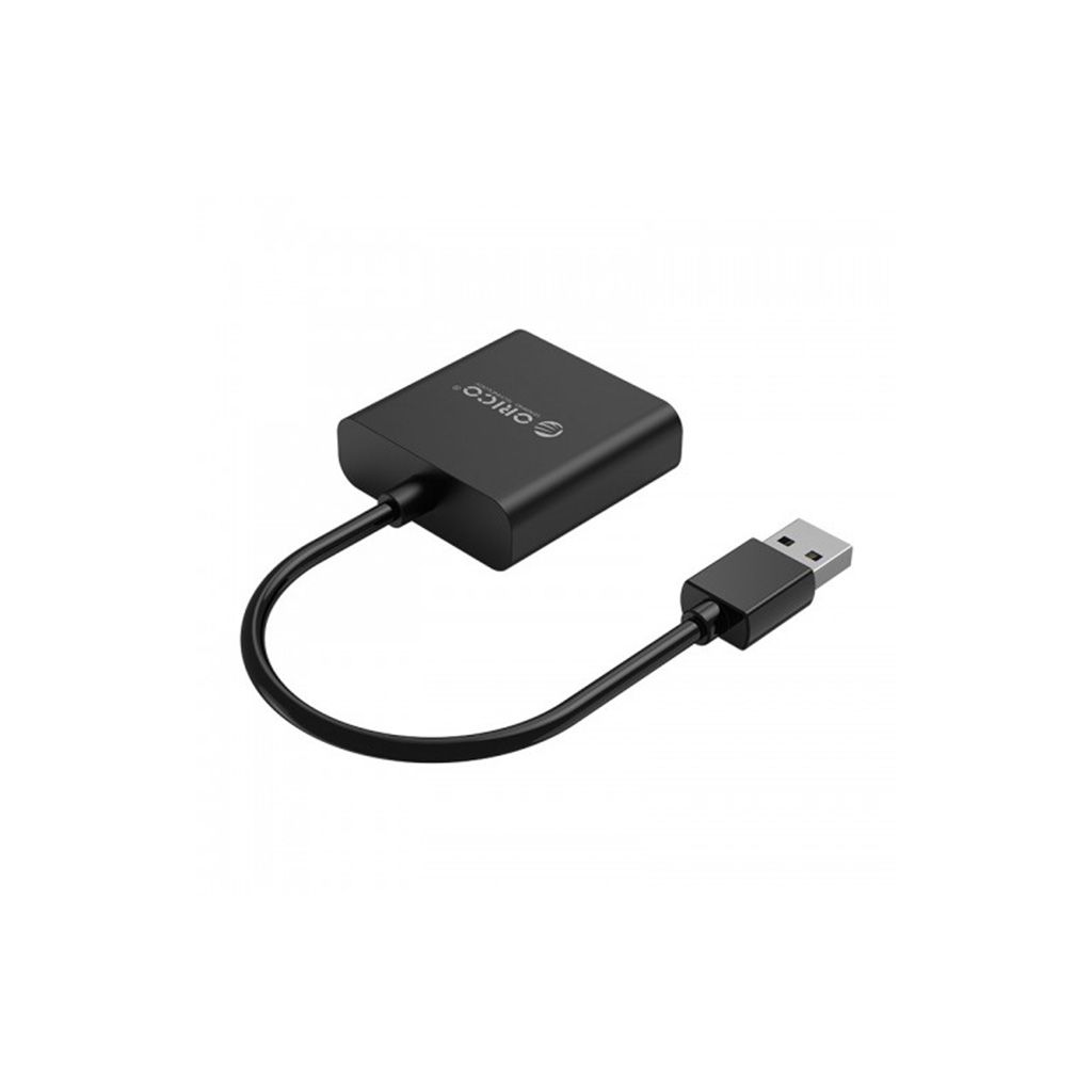 ORICO adapter USB 3.0 v VGA UTV, 1080p 60Hz, črn
