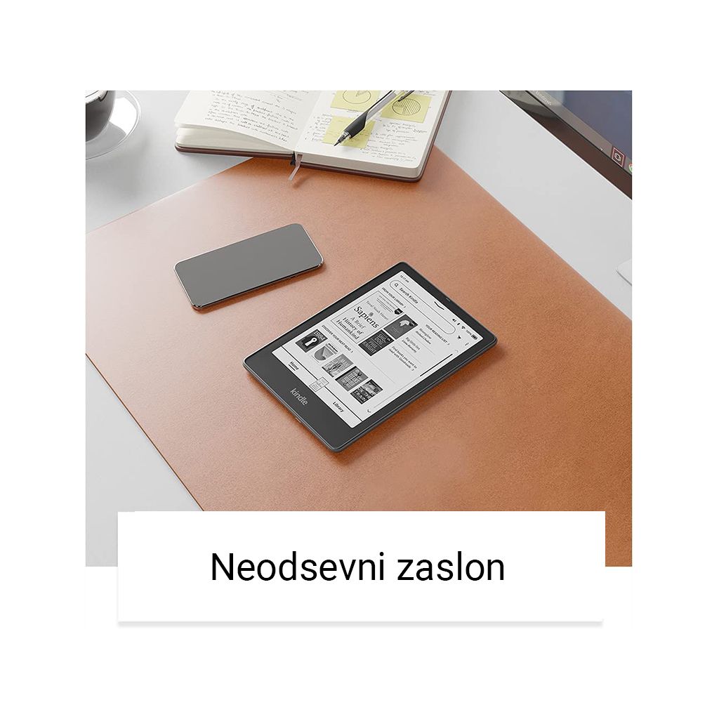 AMAZON e-bralnik Kindle Paperwhite 2021 (11 gen), 6.8'' 16GB WiFi, 300dpi, USB-C, črn