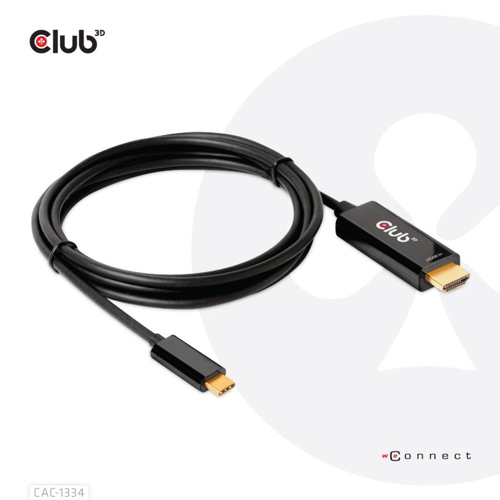 CLUB 3D kabel HDMI v USB-C CAC-1334, 4K@60Hz, aktiven, 1,8m