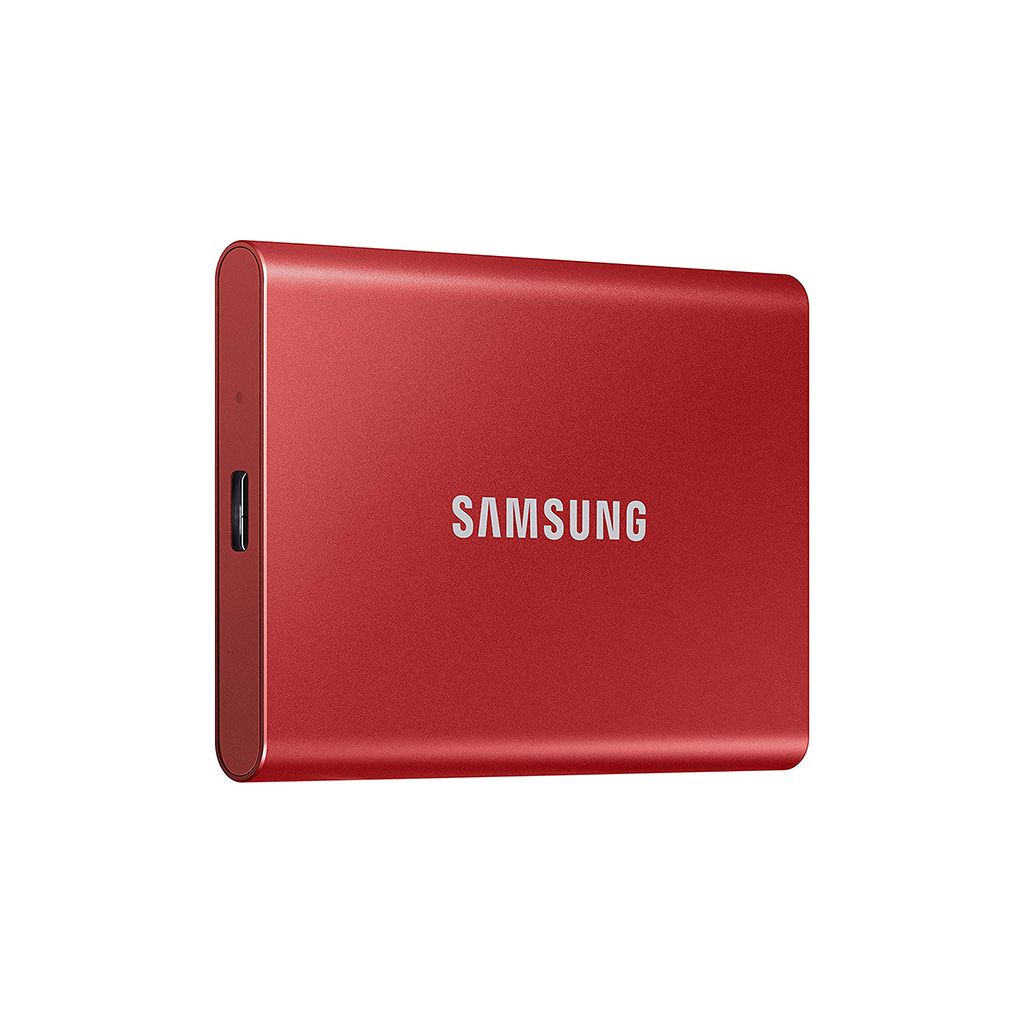 SAMSUNG zunanji SSD disk V-NAND UASP, T7 - rdeč