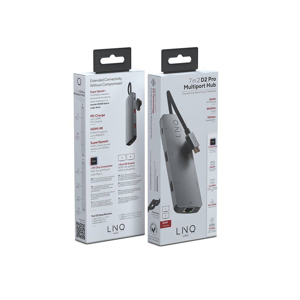 LINQ priključna postaja LQ48011 7 in 2 D2 Pro za Mac