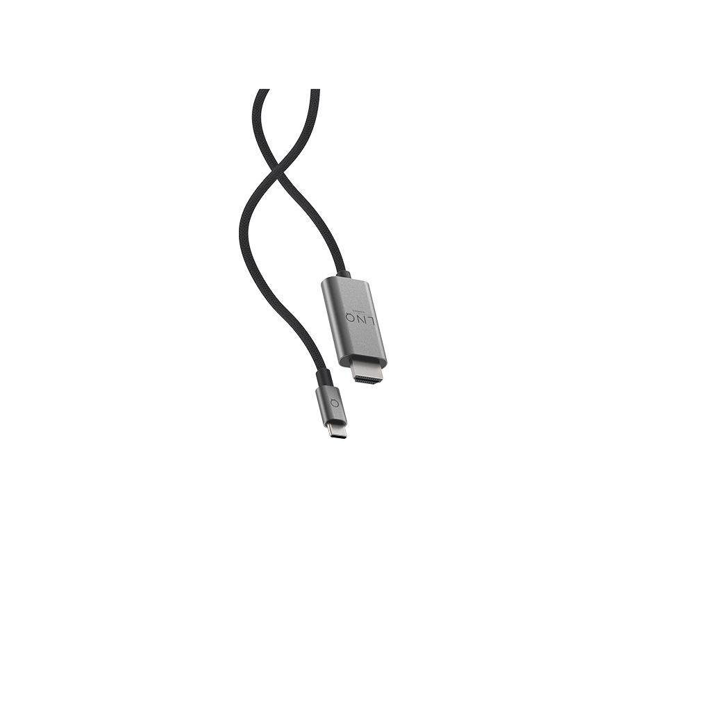 LINQ Kabel USB-C v HDMI 2.1, M/M, 8K 60Hz, 4K 120Hz, HDR, 2m, pleten