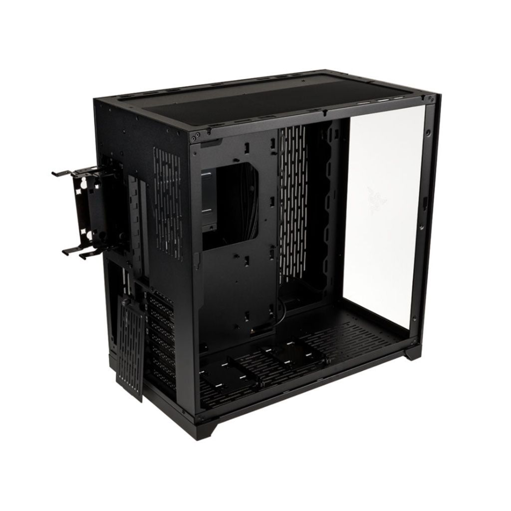 LIAN LI računalniško ohišje O11Dynamic Razer Edition, ATX, Midi-Tower, kaljeno steklo, črno