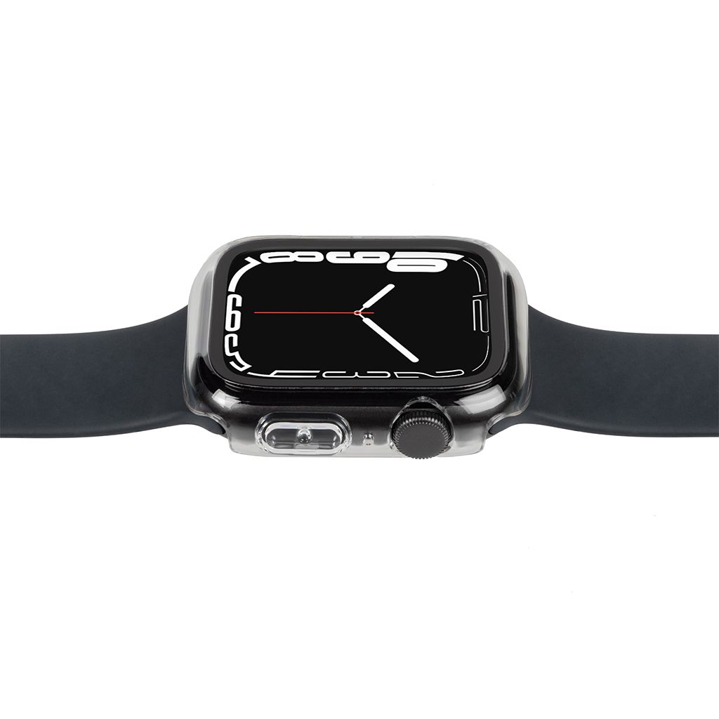 GECKO zaščitno steklo in ovitek za Apple Watch 7/8 45 mm, transparenten, V10A11C0