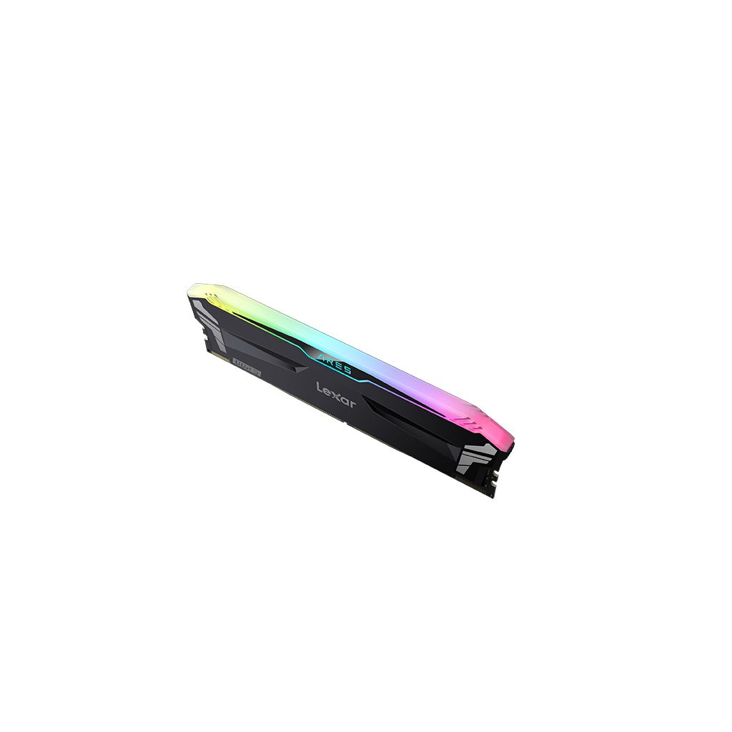 LEXAR RAM DDR5 32GB Kit (2x 16) PC5-54400 6800MT/s CL34 1.4V, XMP, Lexar ARES RGB, črn