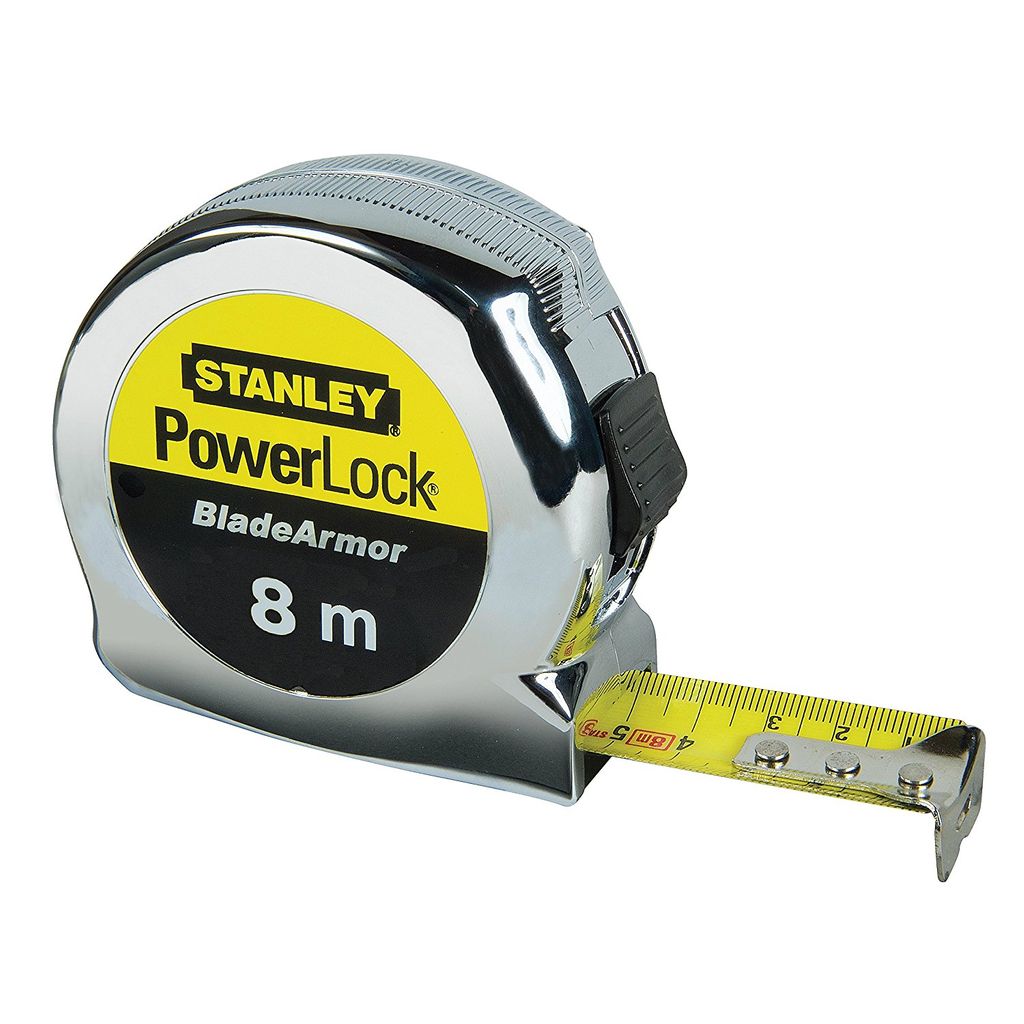 STANLEY meter METER POWERLOCK BLADEARMOR 8m/25mm 0-33-527
