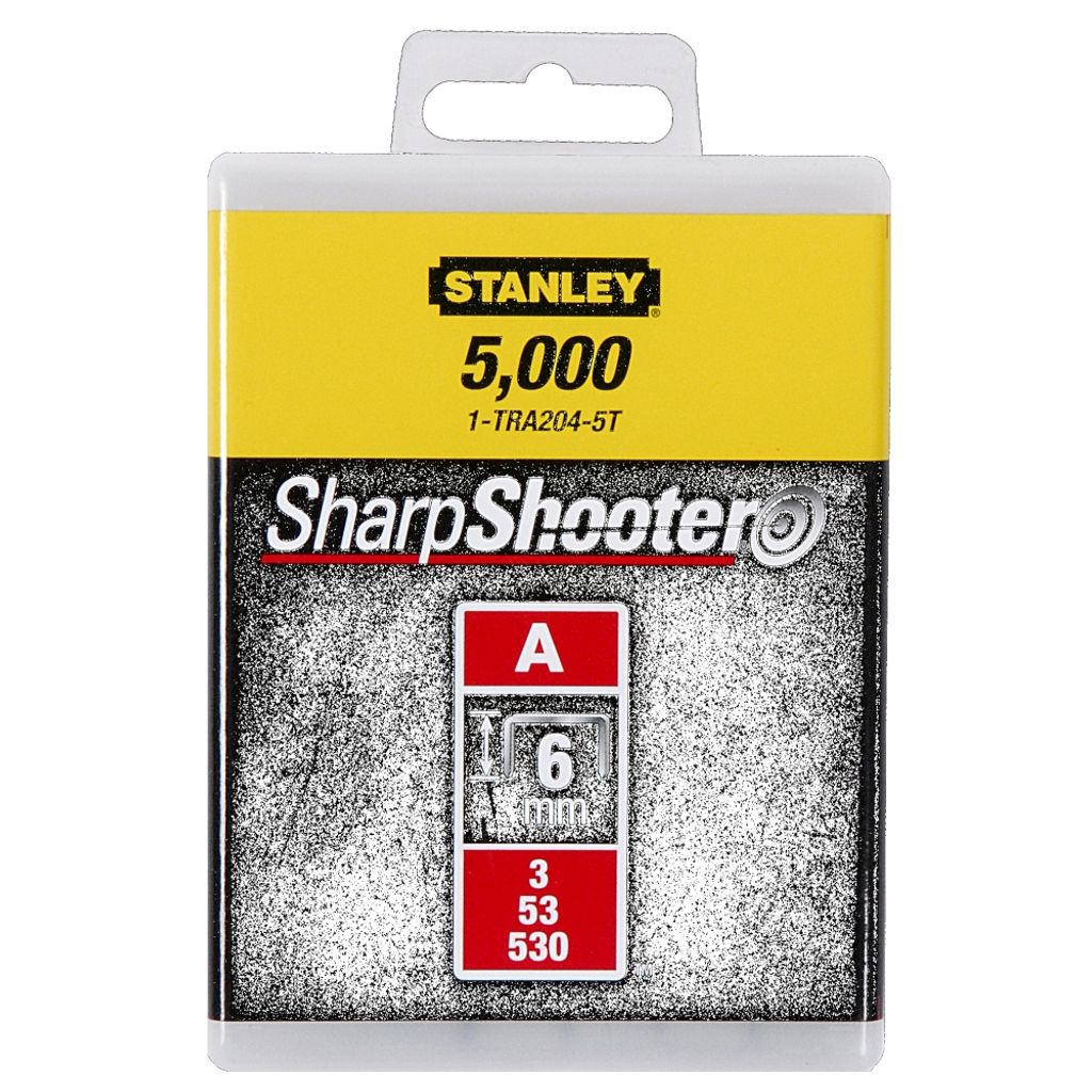 STANLEY sponke tip "A" (53) /5000kos - 6mm 1-TRA204-5T