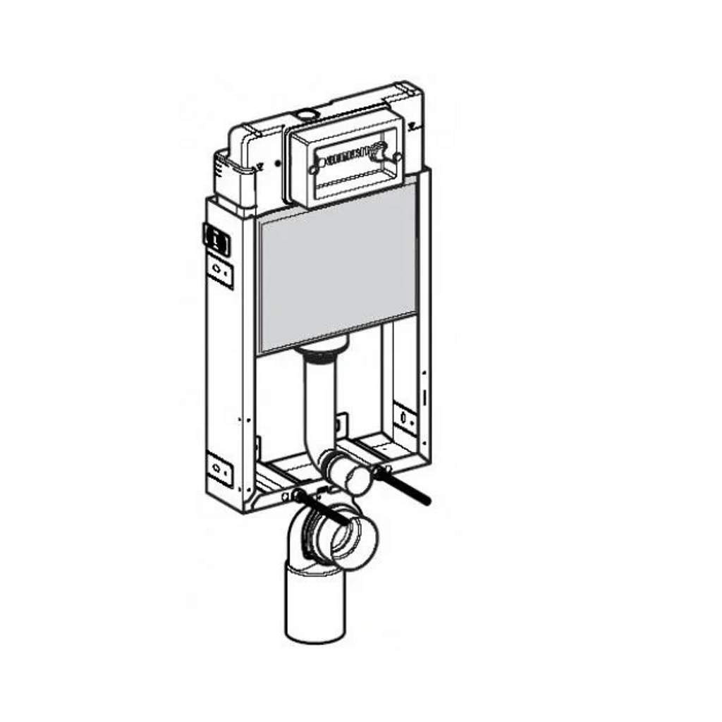 GEBERIT podometni splakovalnik za WC školjko Kombifix Basic (110.100.00.1)