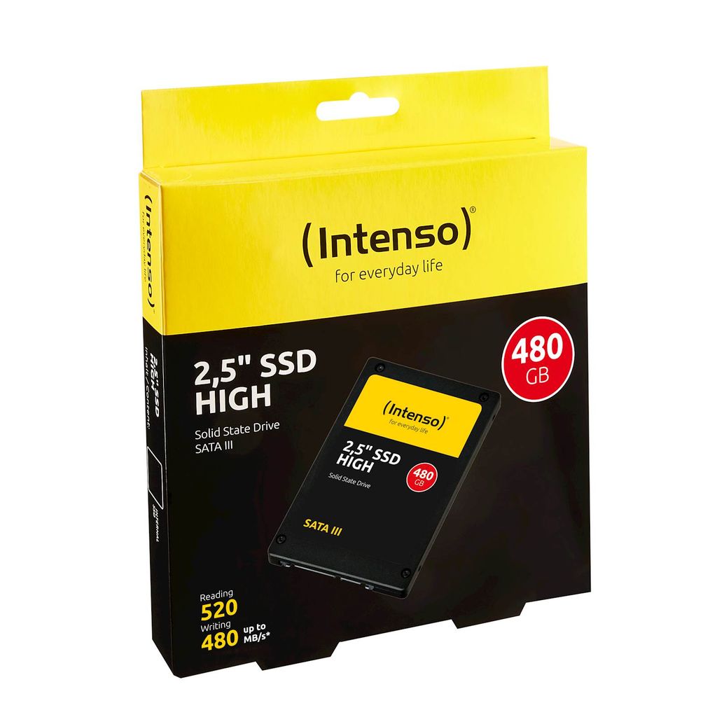 INTENSO SSD 480GB HIGH, SATA III, 2,5¨, 7 mm