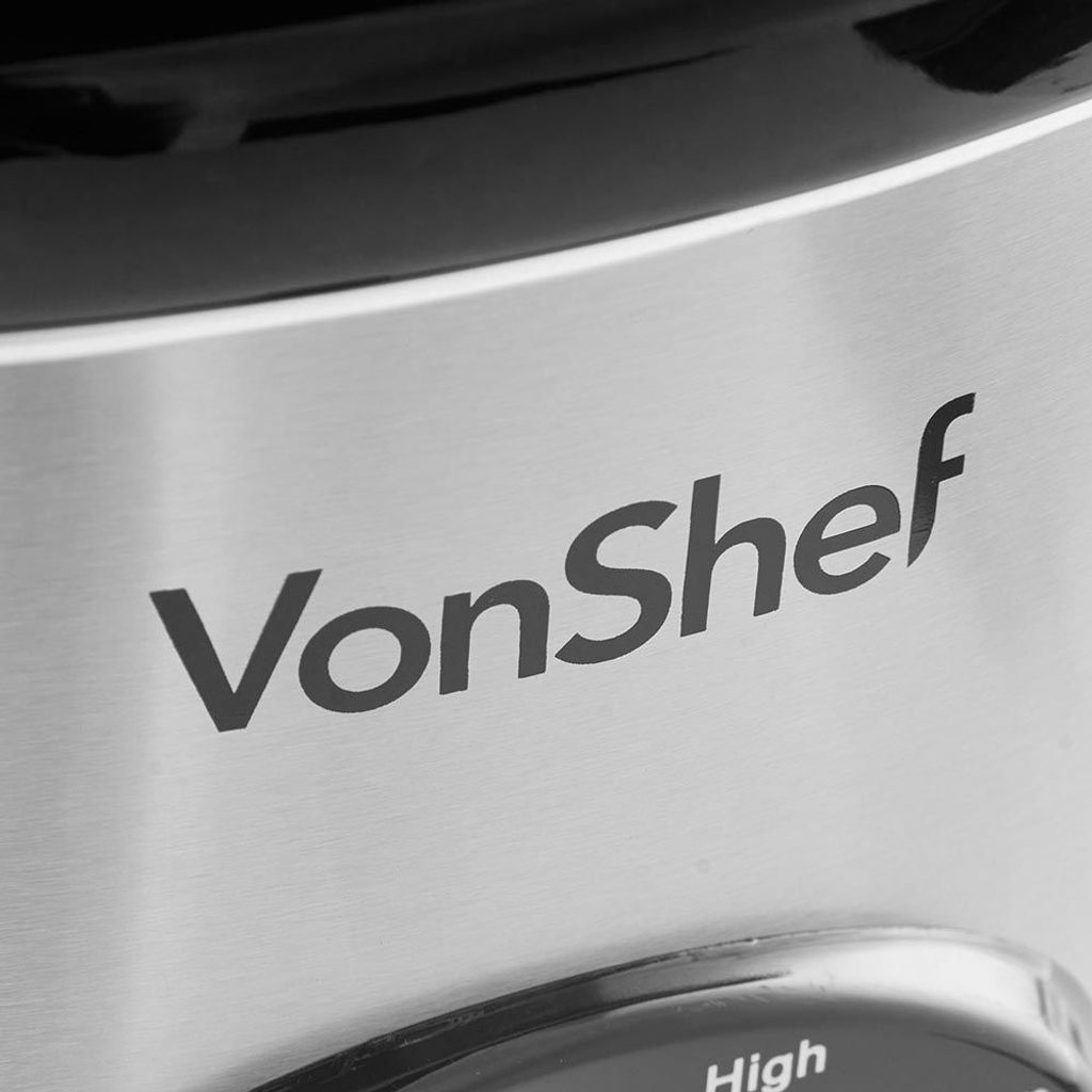 VONSHEF električen lonec za počasno kuhanje 6.5L