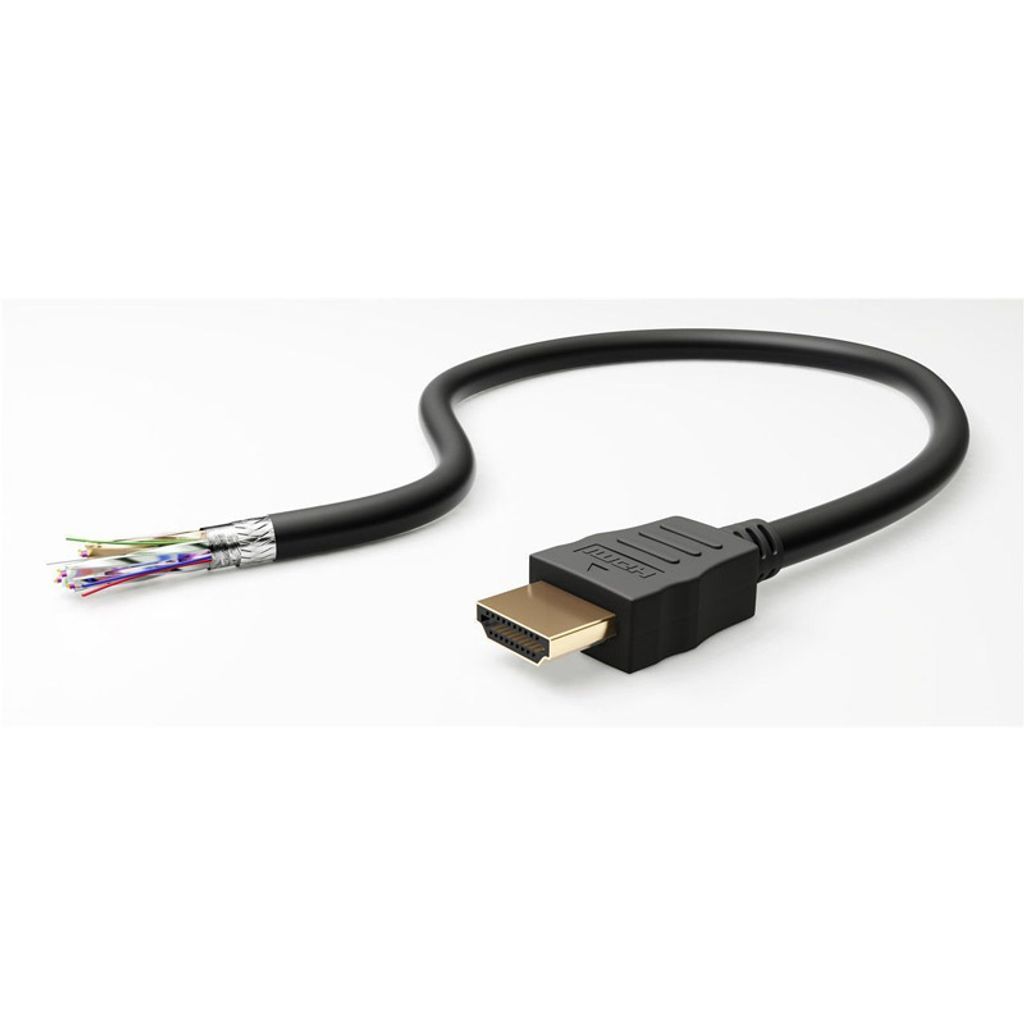 GOOBAY HDMI 2.0b pozlačen 10m črn kabel