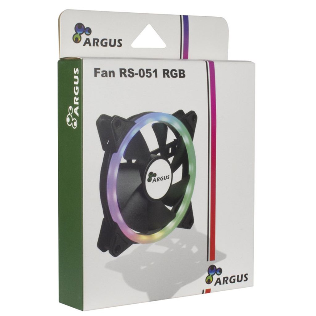 INTER-TECH ventilator ARGUS RS-051 RGB 120mm 