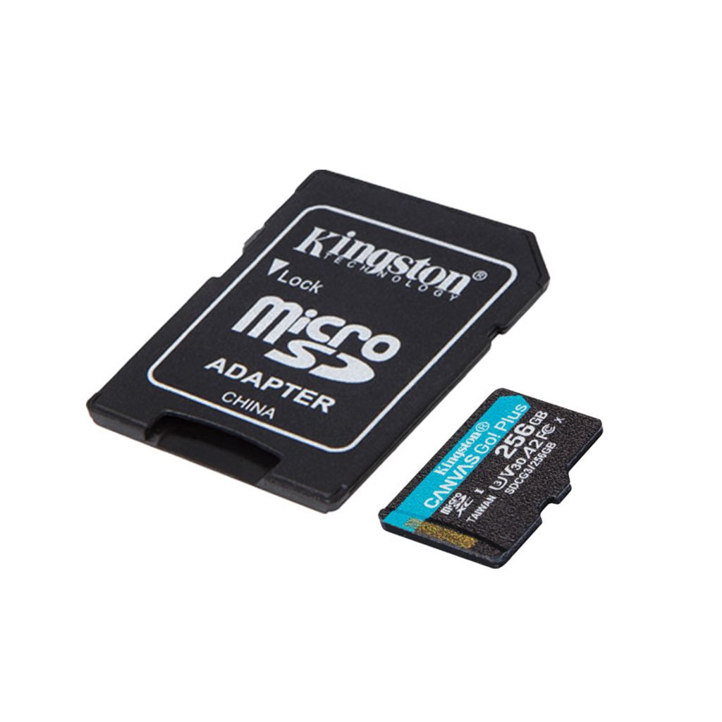 KINGSTON spominska kartica Canvas Go! Plus microSD 256GB