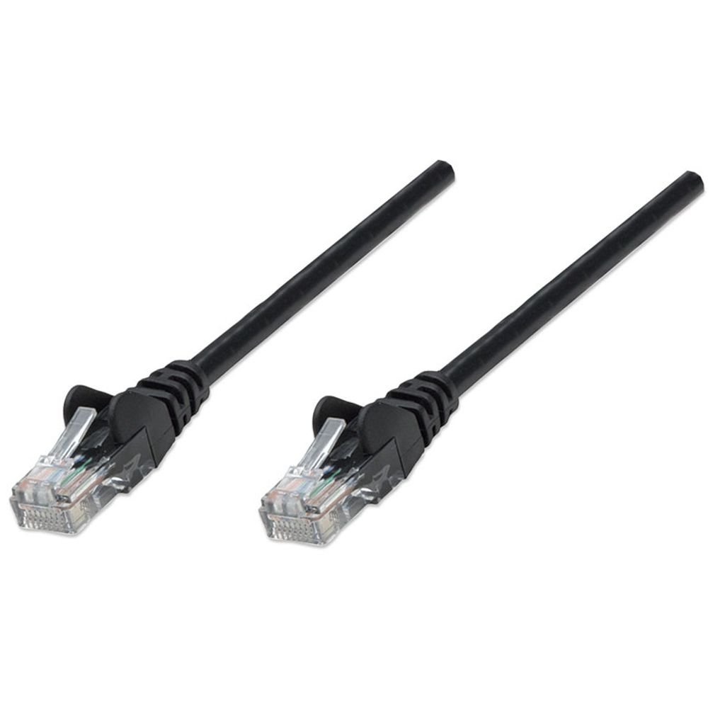 INTELLINET mrežni priključni patch kabel CAT5e UTP 2m črn