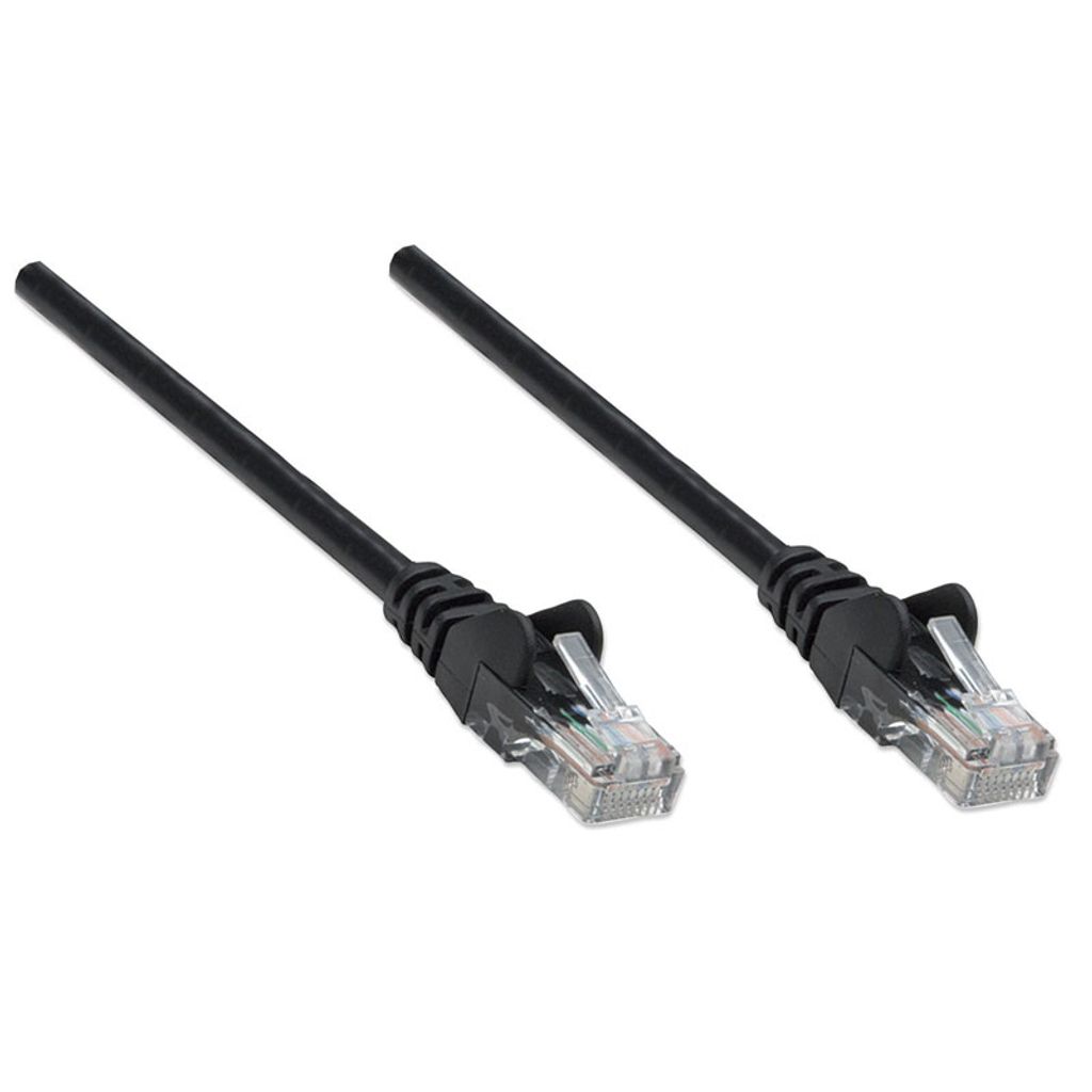 INTELLINET mrežni priključni patch kabel CAT5e UTP 2m črn