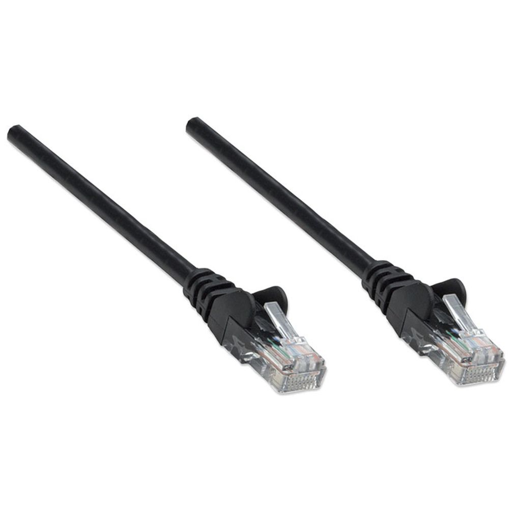 INTELLINET mrežni priključni patch kabel CAT5e UTP 3m črn