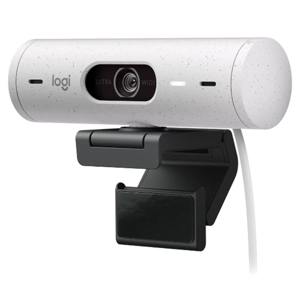 LOGITECH spletna kamera BRIO 500 FHD 1080p LAN bela