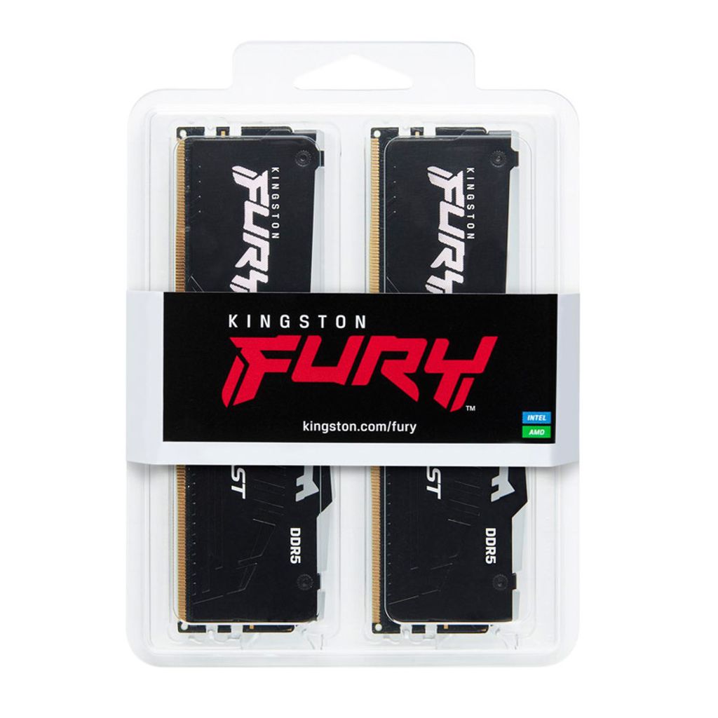 KINGSTON ram pomnilnik Fury Beast 32GB (2x16GB) 6000MT/s DDR5 CL36 EXPO (KF560C36BBEAK2-32) RGB