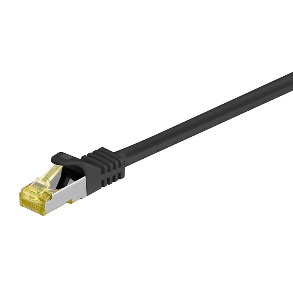 GOOBAY mrežni povezovalni kabel (91662) SFTP CAT 6A / S/FTP CAT 7 patch 20m črn 