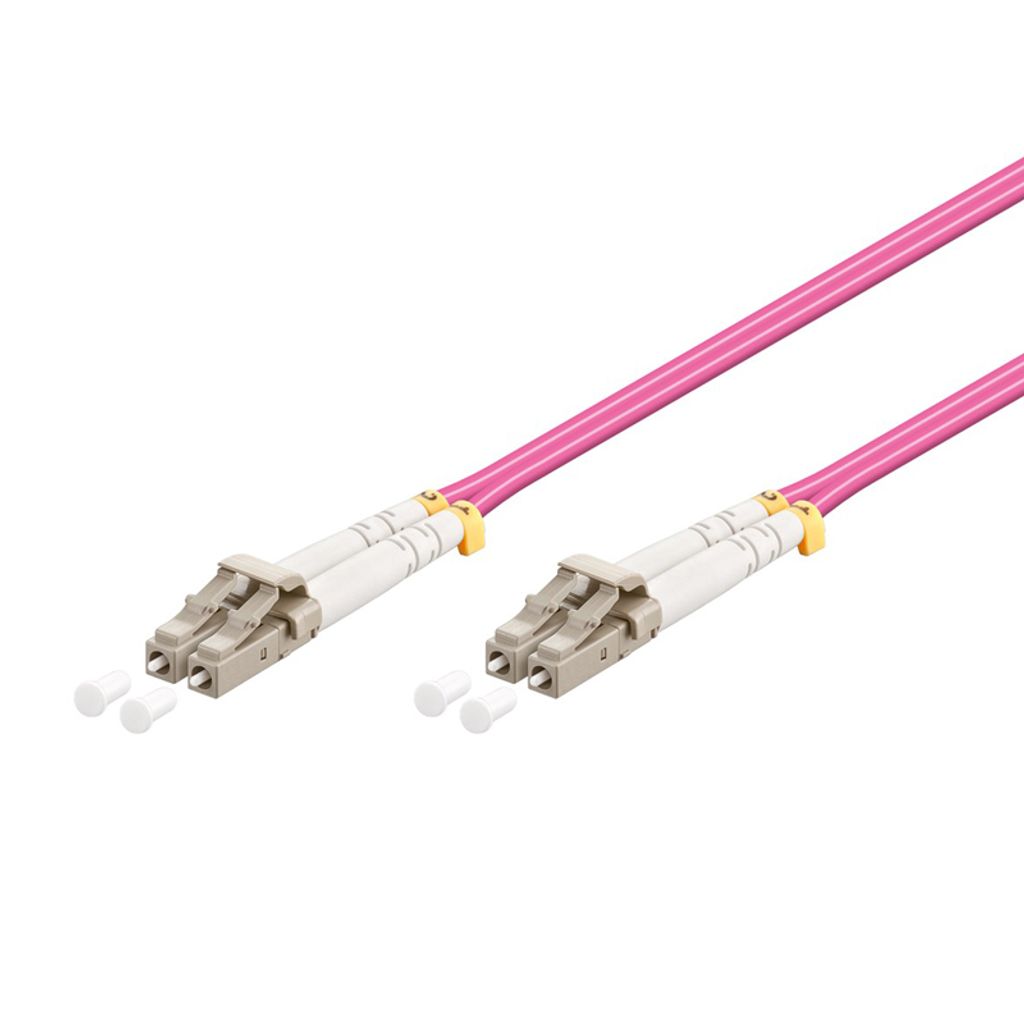 GOOBAY optični kabel FTTH OM4 LAN LC-UPC 3m roza patch