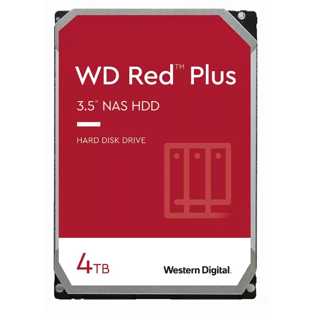 WD trdi disk RED plus 4TB 3,5" SATA3 256MB (WD40EFPX)