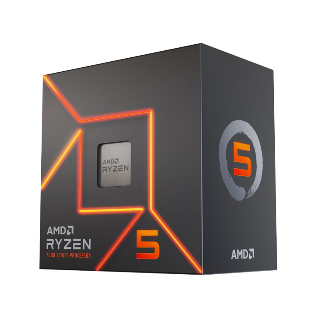AMD procesor Ryzen 5 7600 3.8GHz 32MB 65W Wraith Prism hladilnik BOX 