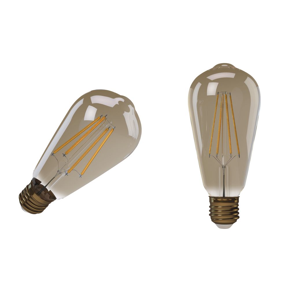 EMOS LED žarnica vintage ST64 4W, E27, topla bela+ Z74302