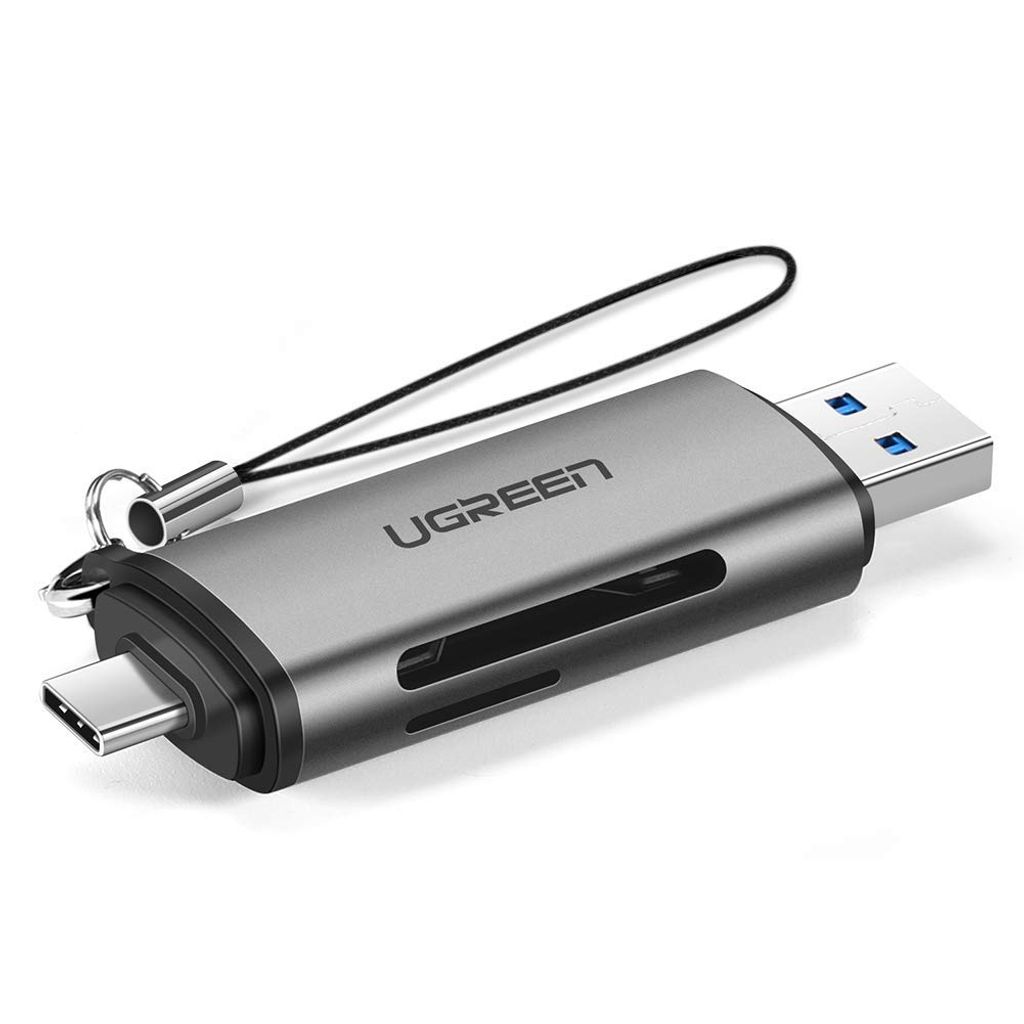 UGREEN čitalec kartic 2v1 USB 3.0/USB-C 