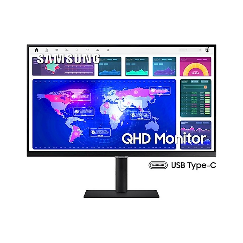 SAMSUNG Monitor S27A600UUU, 27'', IPS, 16:9, 2560x1440, DP, HDMI, 3xUSB, USB-C