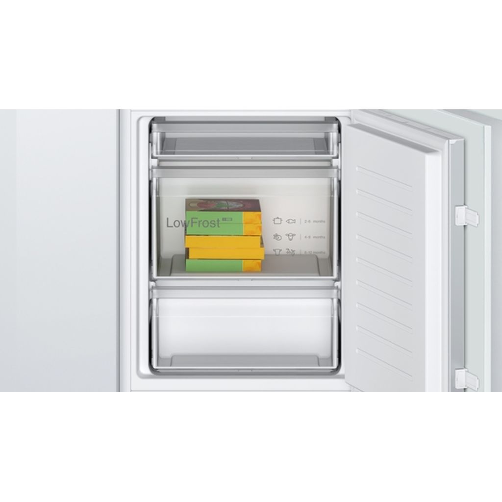 BOSCH Vgradni hladilnik z zamrzovalnikom spodaj KIV86VSE0 