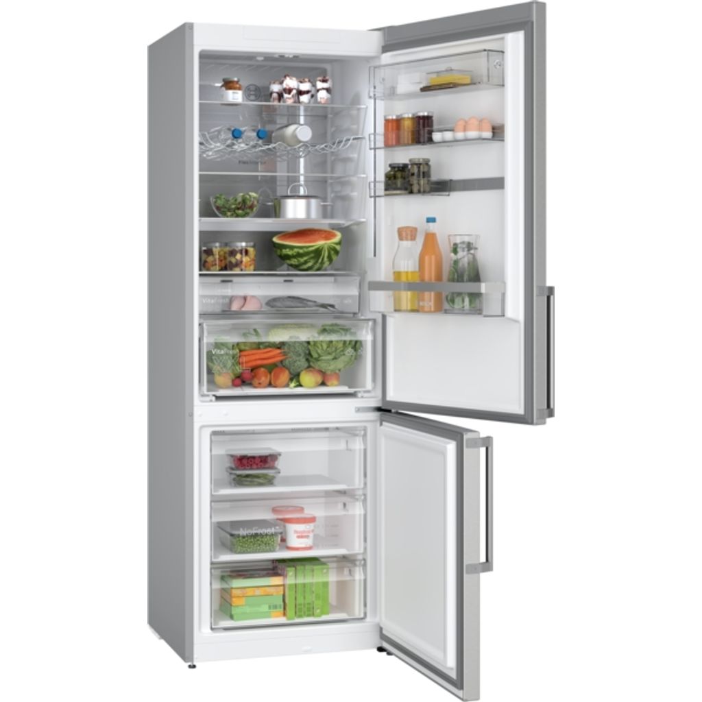 BOSCH Prostostoječi hladilnik z zamrzovalnikom spodaj KGN49AICT 