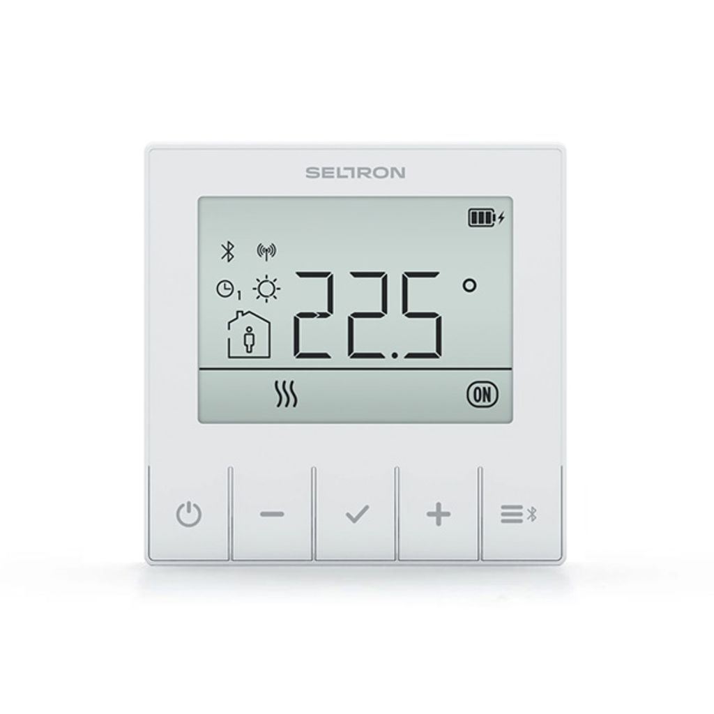 SELTRON Sobni baterijski termostat nadometni RT1B