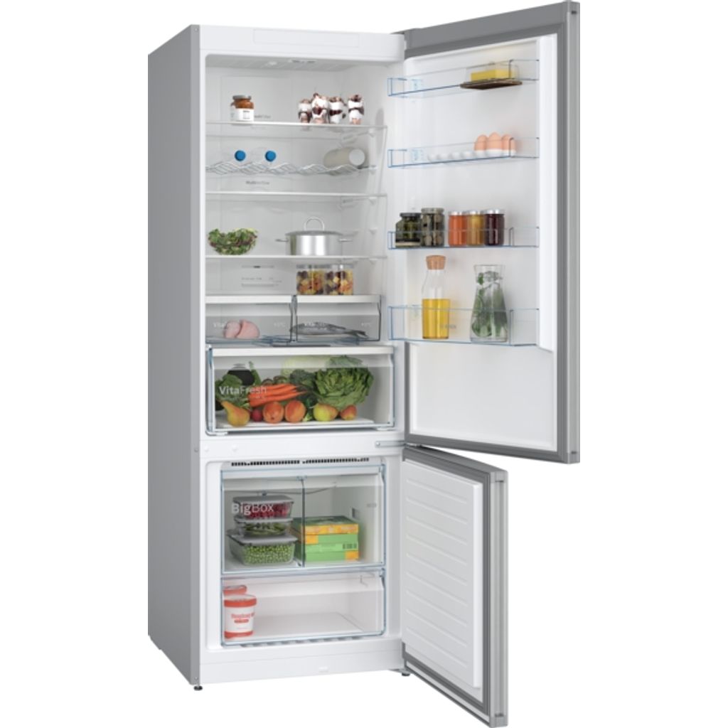 BOSCH Prostostoječi hladilnik z zamrzovalnikom spodaj KGN56XLEB 