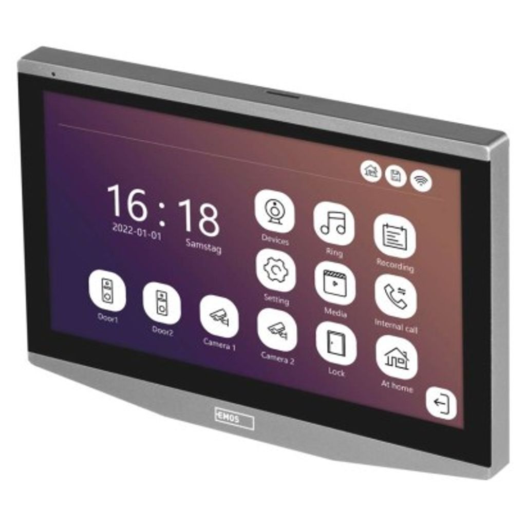 EMOS GoSmart Dodatni zaslon IP-750B za video domofon IP-750A H4021