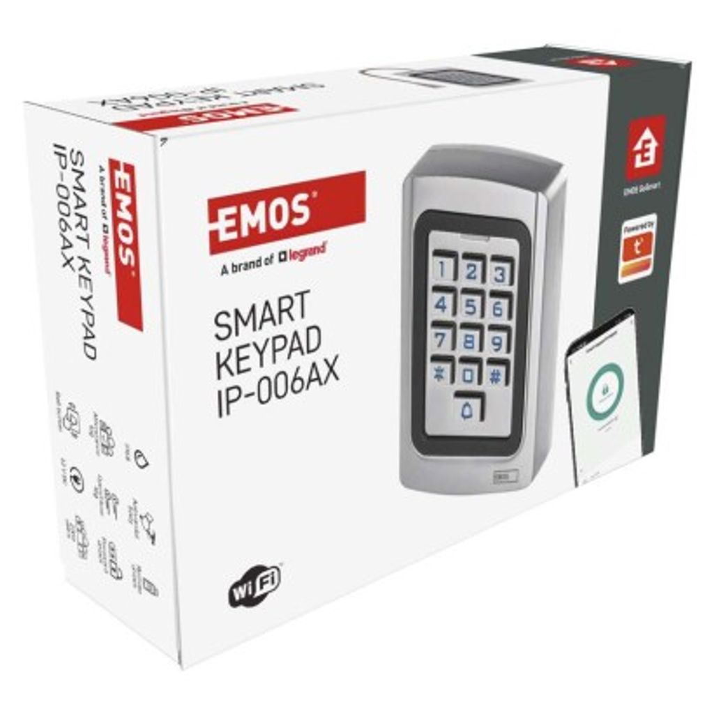 EMOS GoSmart Kodna tipkovnica IP-006AX, Wi-Fi H5023