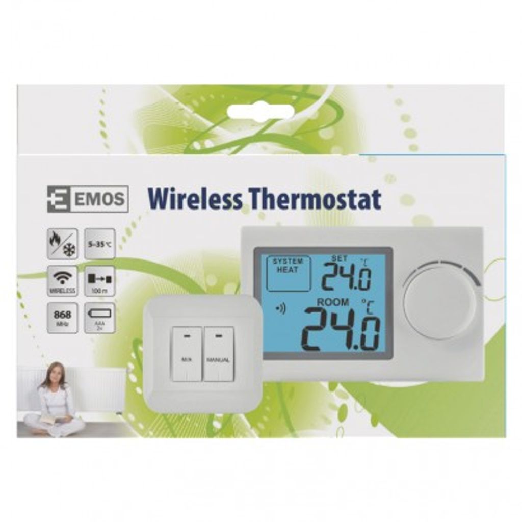 EMOS Brezžični sobni termostat P5614 P5614