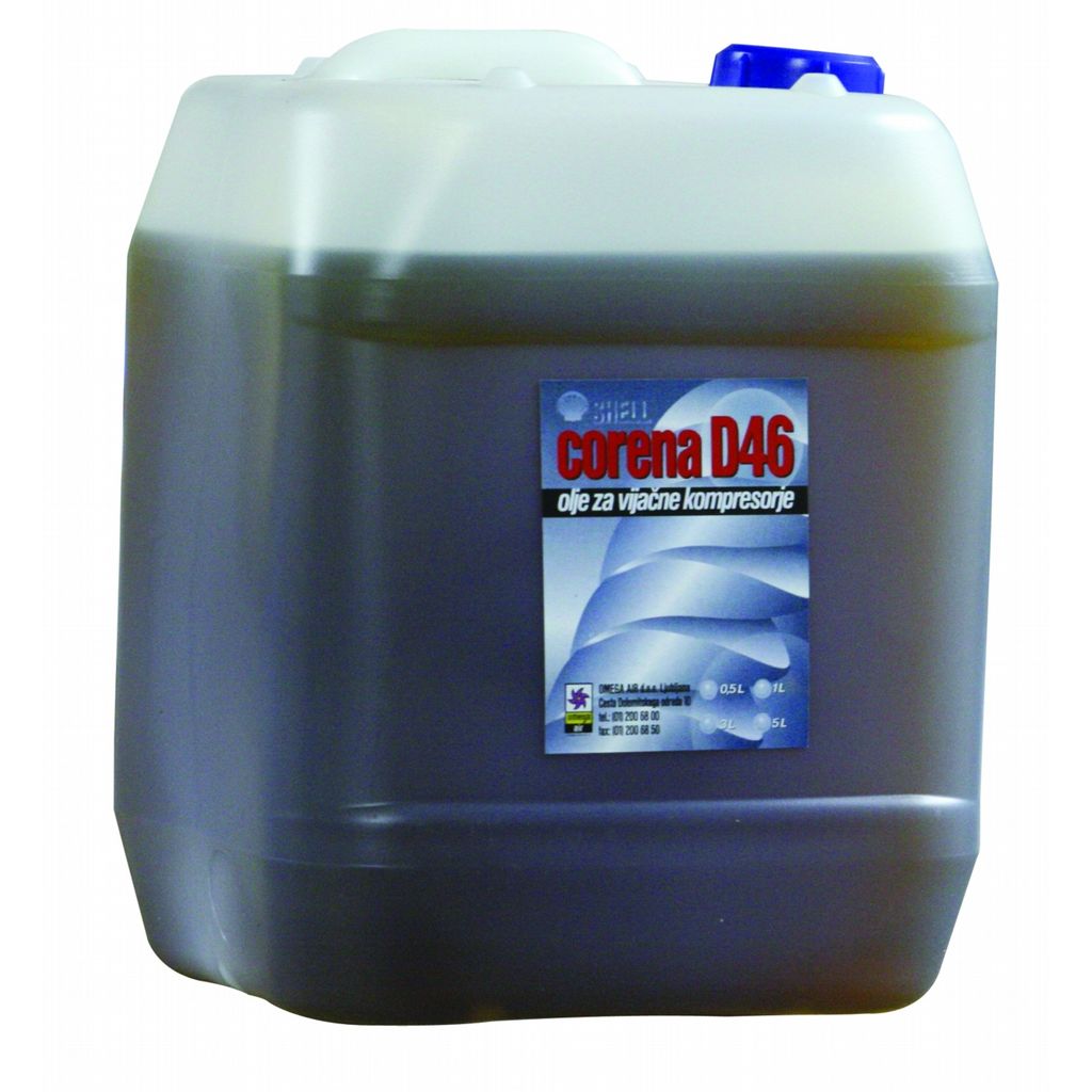 OMEGA AIR Olje za vijačne kompresorje 1 l, Shell Corena S3 R46