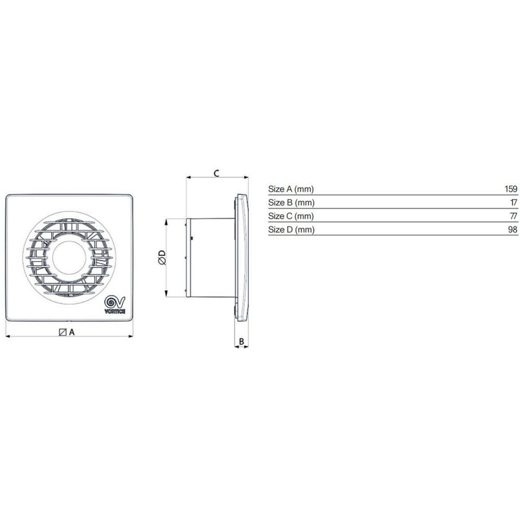 VORTICE kopalniški aksialni ventilator PUNTO FILO MF 100/4 T (11127)