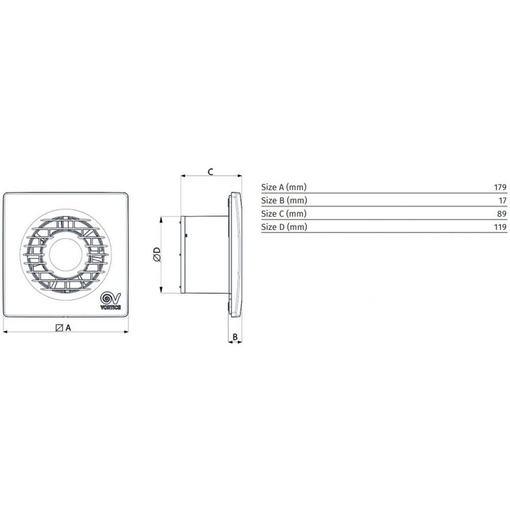 VORTICE kopalniški aksialni ventilator PUNTO FILO MF 120/5 (11124)