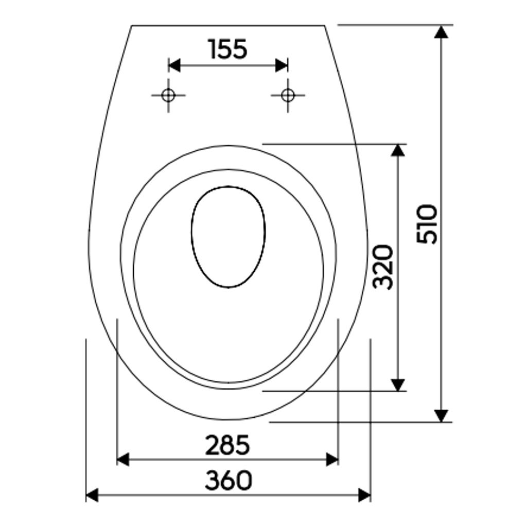KOLO IDOL viseča WC školjka M13100000 (brez WC deske in kotlička)