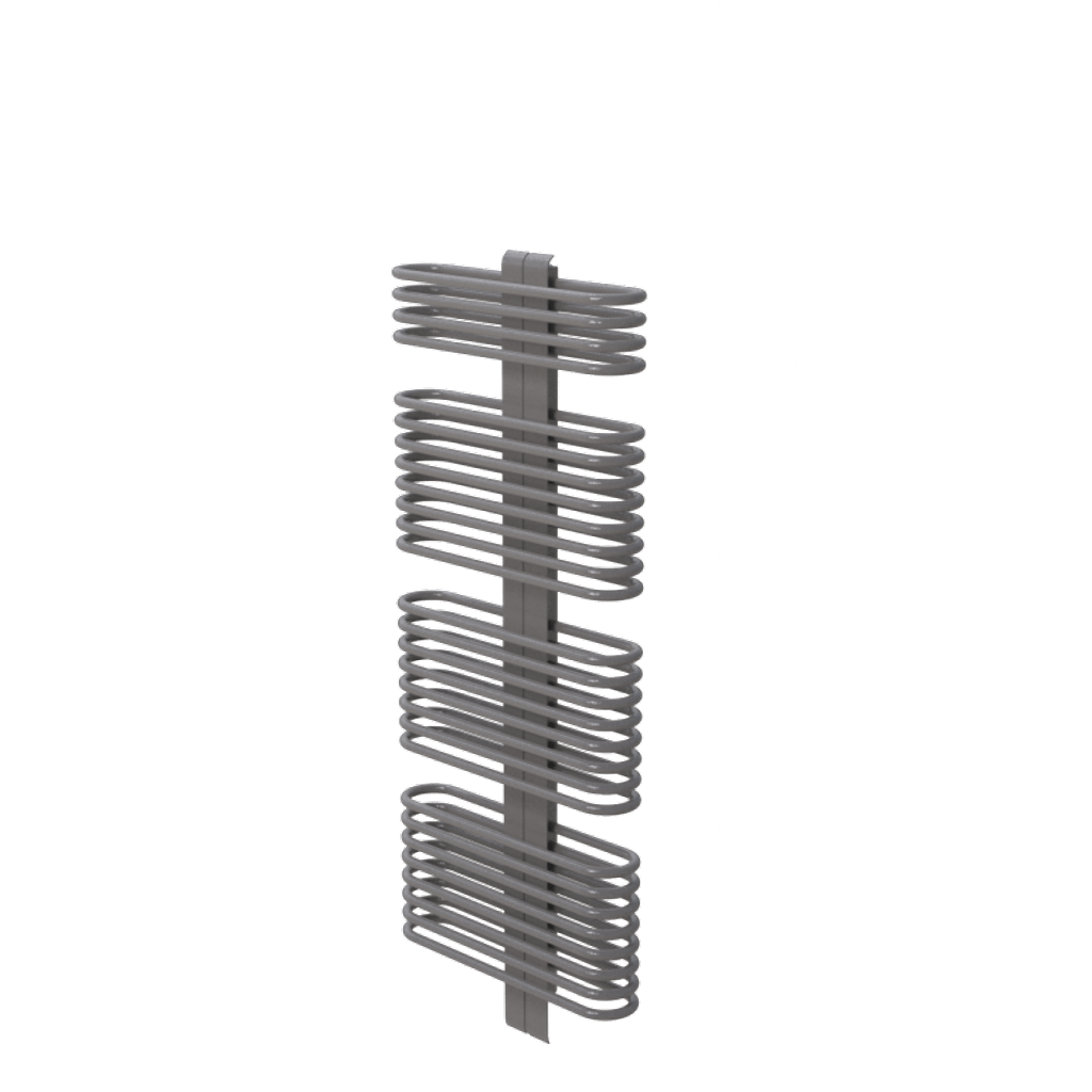 BIAL kopalniški dizajn radiator Oval Zen 600 x 1374 mm (Bela)