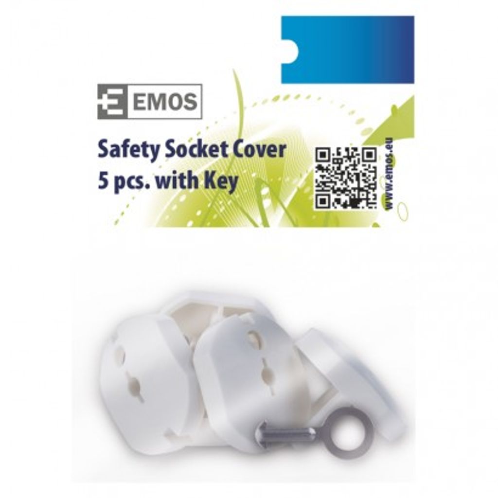EMOS Varnostni vložek za vtičnico + ključ A9000